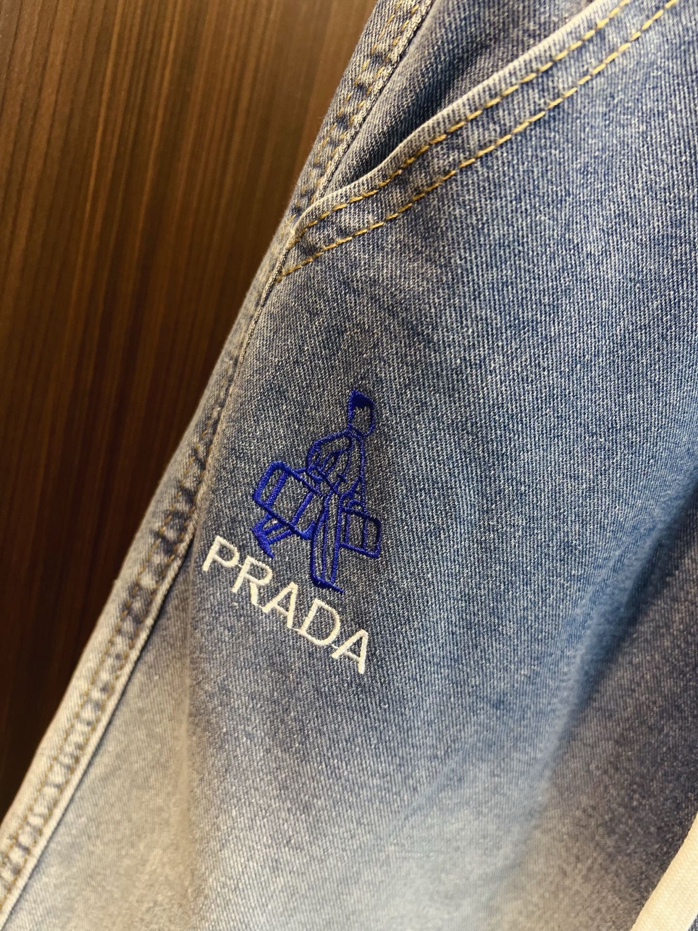 PRADA new style denim shorts Yupoo Prada shorts image 5