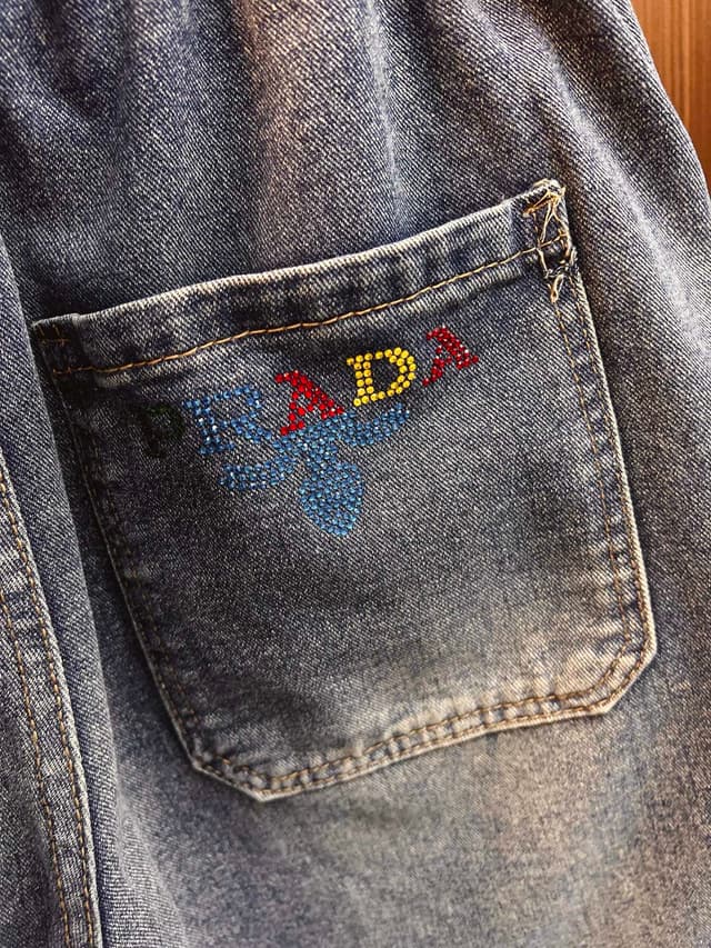 PRADA new style denim shorts Yupoo Prada shorts Dark Blue | Rep Clothing image 10