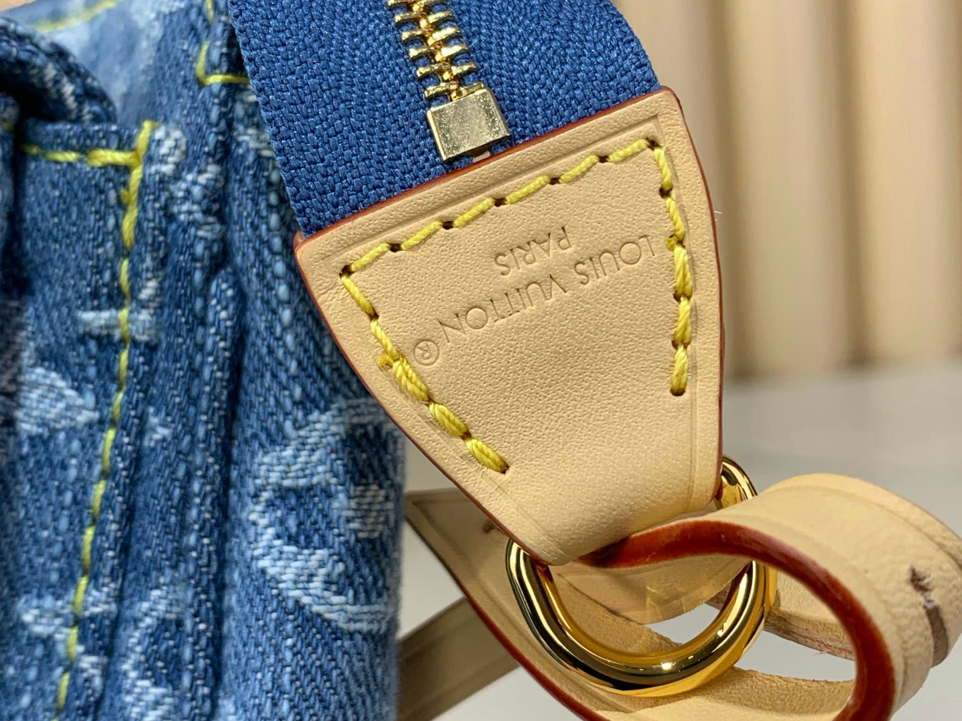 Pochette Accessories Cargo Rep Bag Yupoo Blue Denim M27602 23.5cm image 4