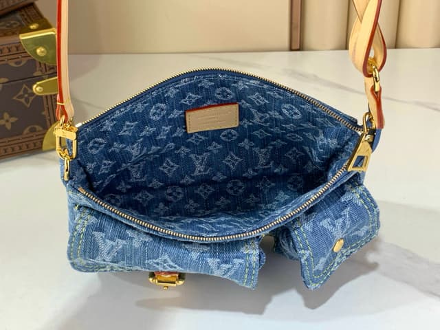 Pochette Accessories Cargo Rep Bag Yupoo Blue Denim M27602 23.5cm image 6