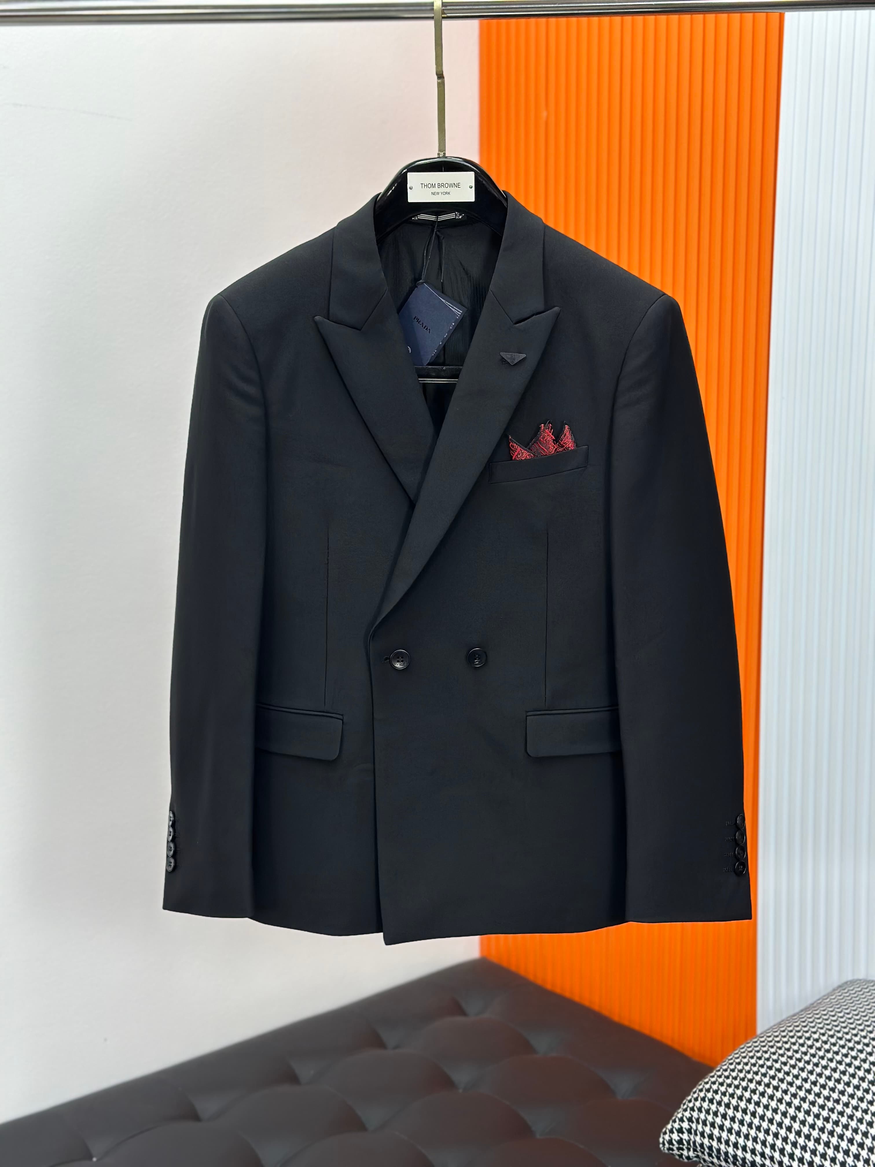 Prada 2025 Business Black Casual Suit Set - Stylish Rep clothing image 2