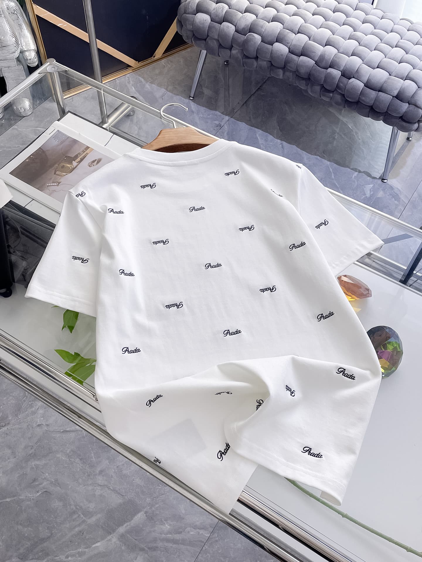 Prada New Men's Casual Short-Sleeved Yupoo Prada Shirt  image 2