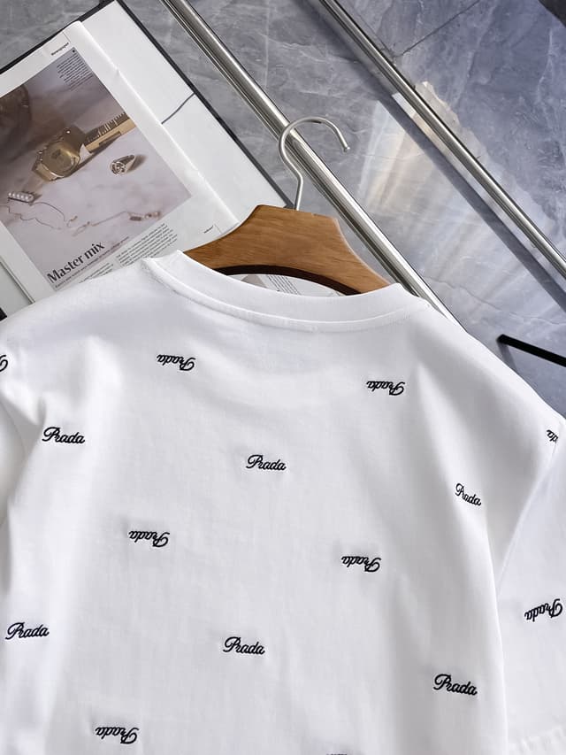 Prada New Men's Casual Short-Sleeved Yupoo Prada Shirt | Rep Clothing image 6