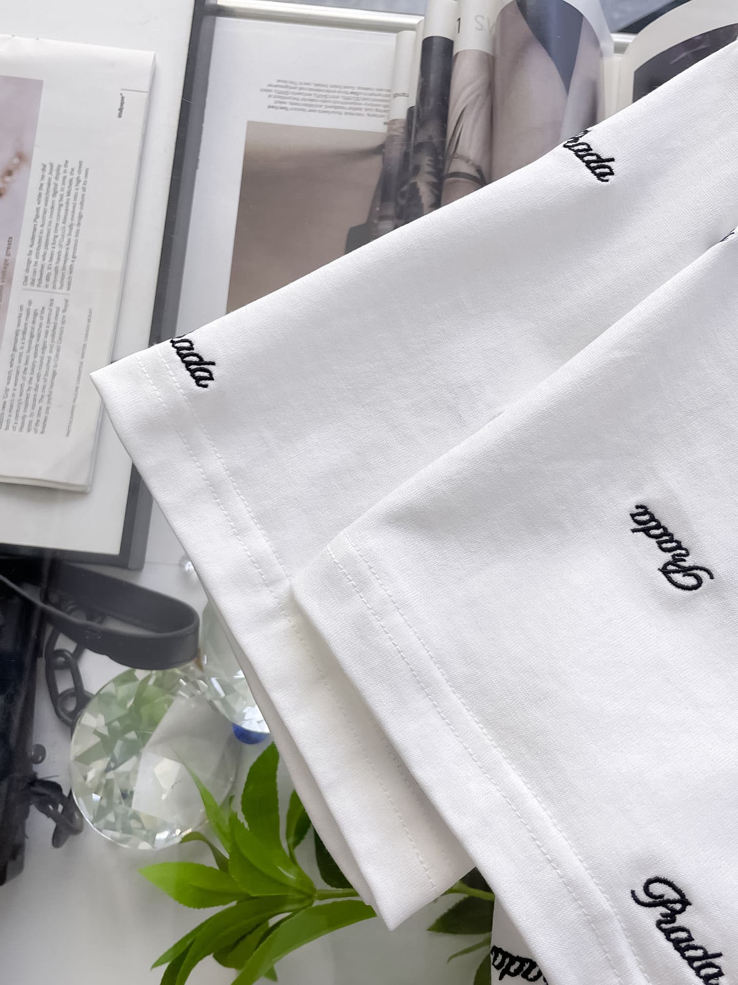 Prada New Men's Casual Short-Sleeved Yupoo Prada Shirt  image 7