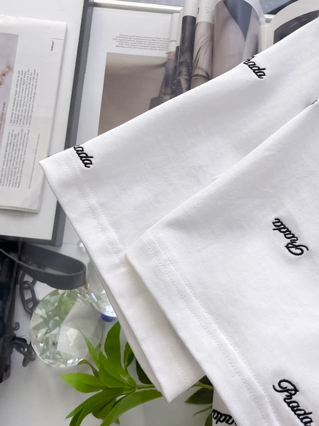 Prada New Men's Casual Short-Sleeved Yupoo Prada Shirt | Rep Clothing image 7