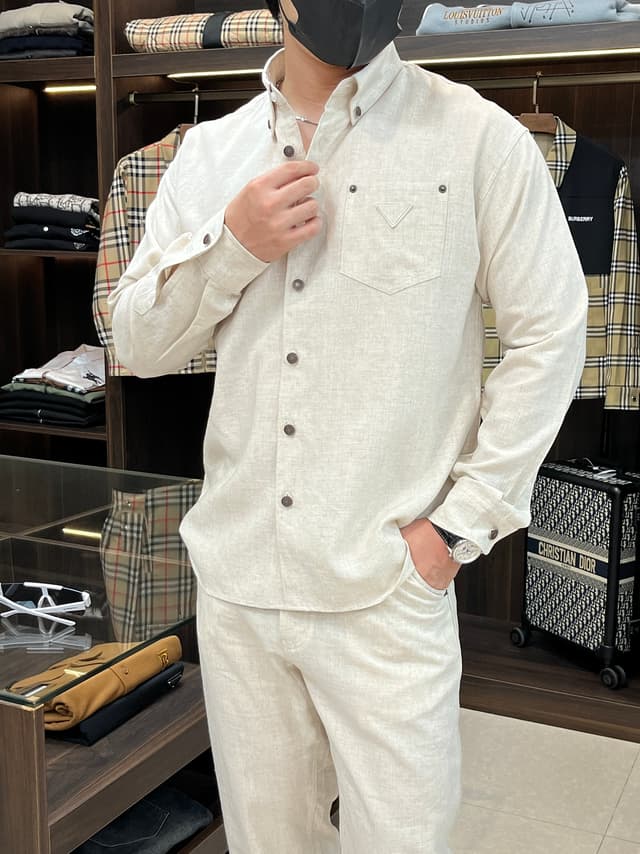 Prada new white shirt and Pants set Yupoo Prada Clothing | Rep Clothing image 9
