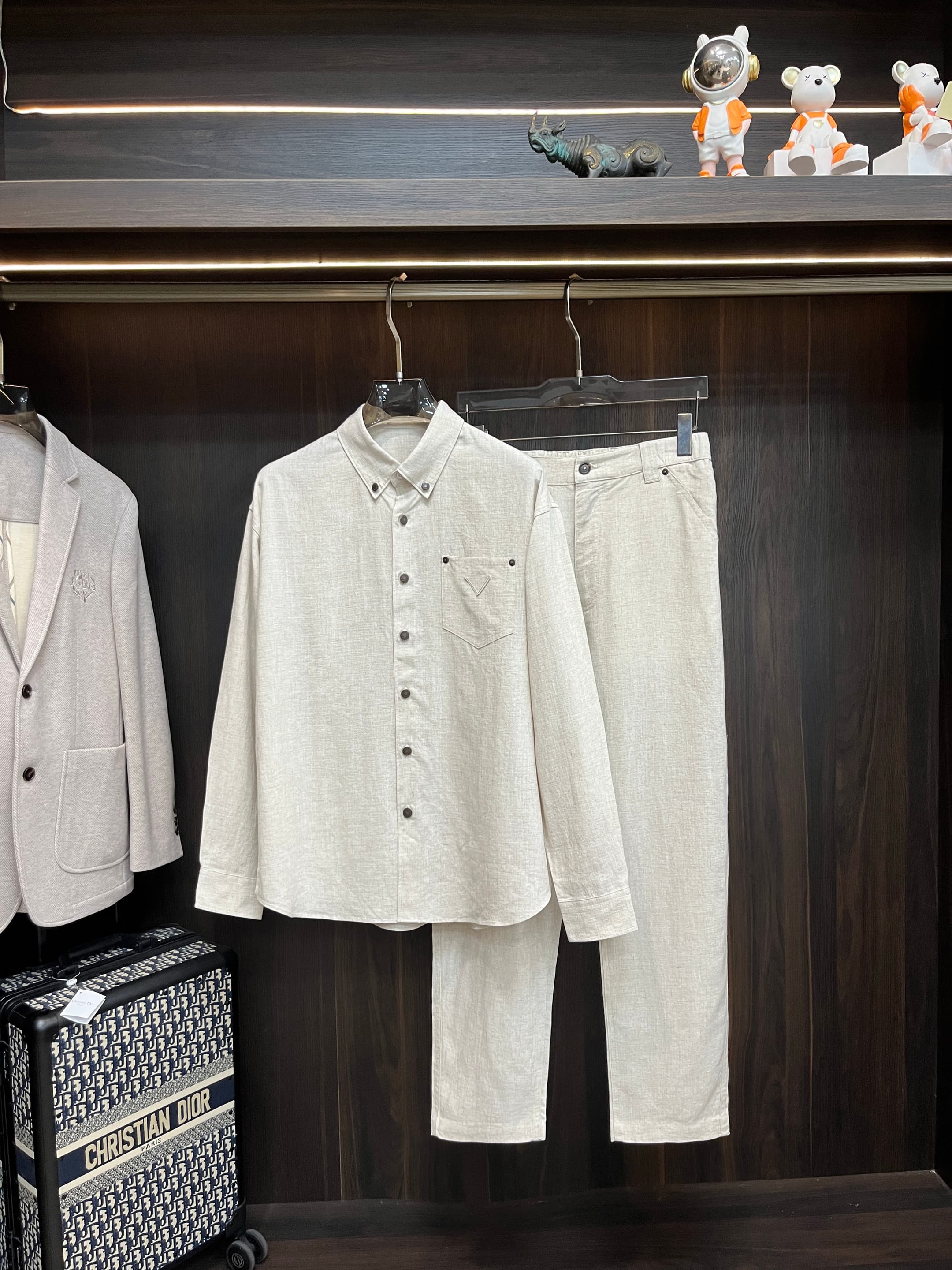 Prada new white shirt and Pants set Yupoo Prada Clothing image 10