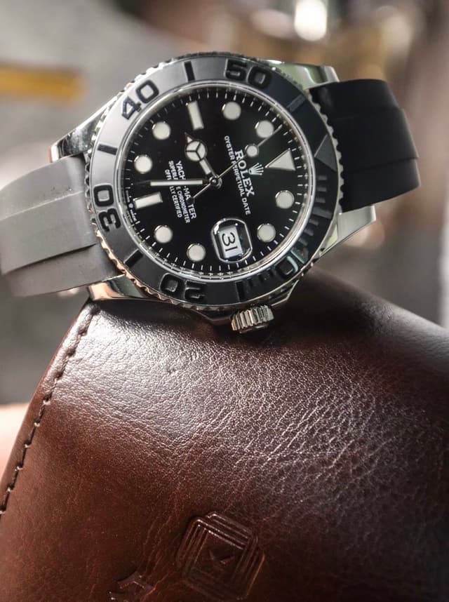 Rap Rolex Yacht-Master White Gold yupoopa TOP factory | Yupoo Rep Watches image 5