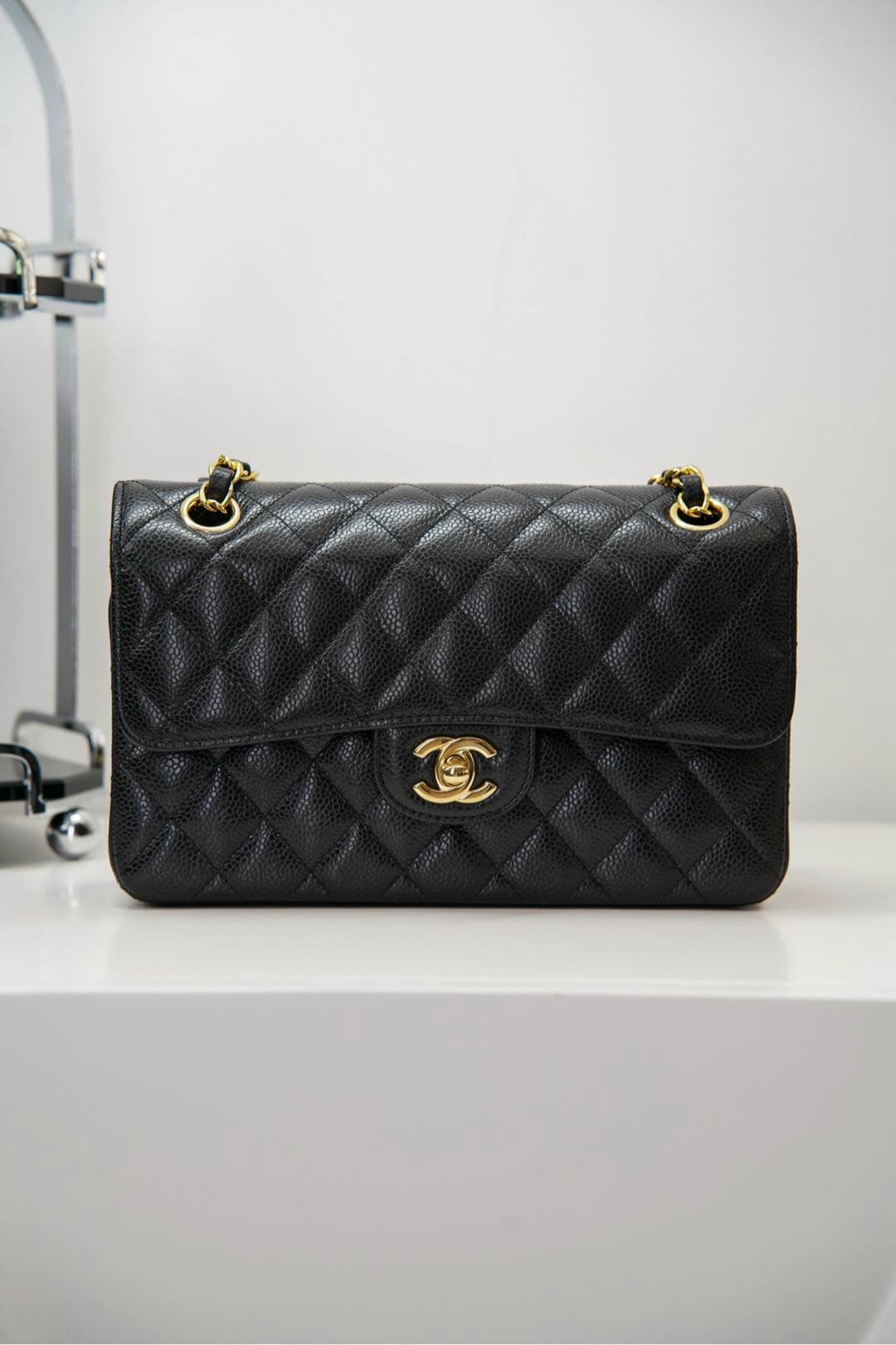 Rep Bag Chanel CF Classic Flap Small – Black Caviar