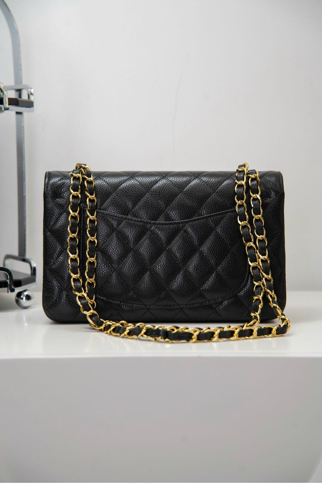 Rep Bag Chanel CF Classic Flap Small – Black Caviar image 2