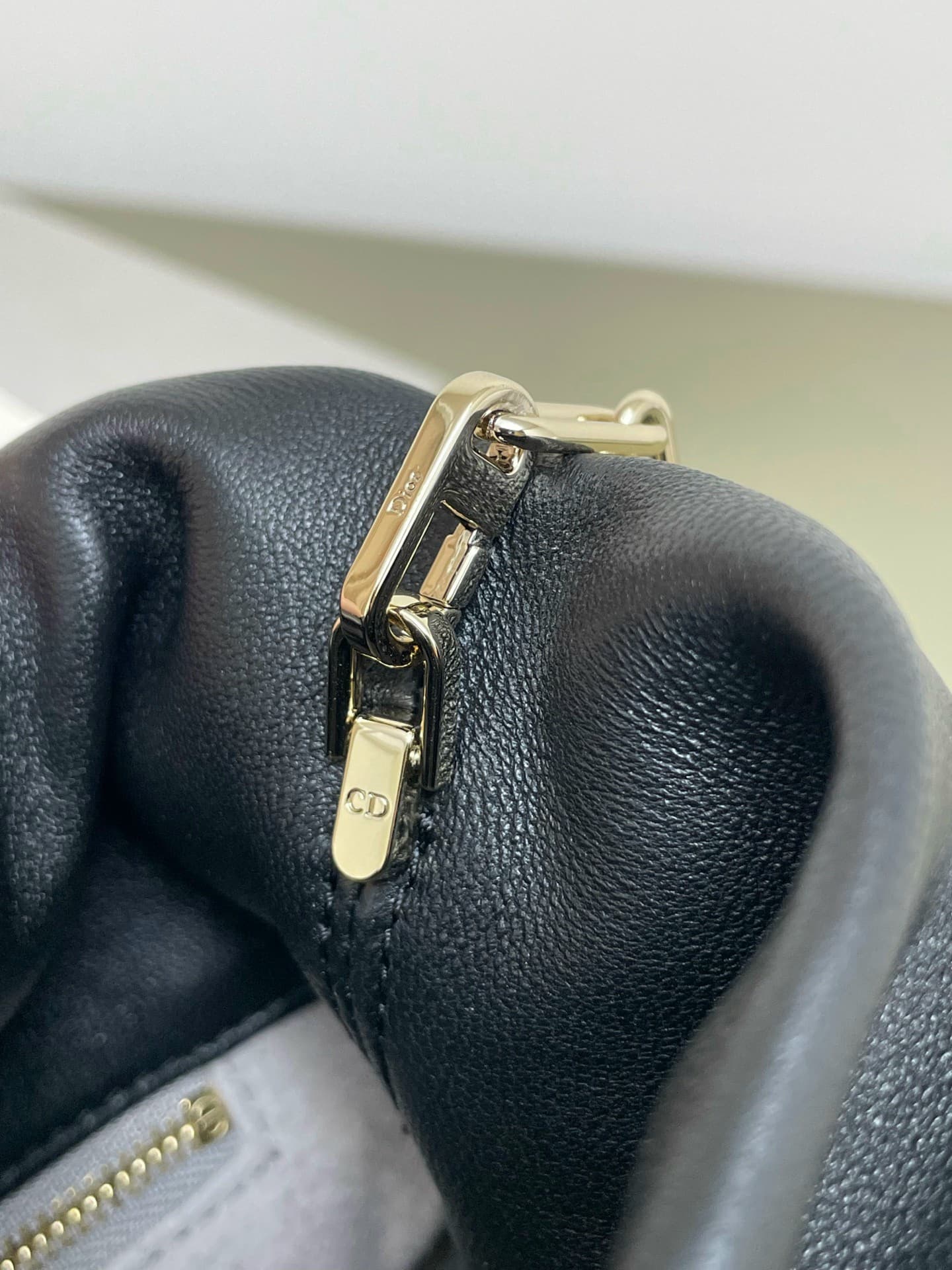 Rep Bag Christian Dior Bow Bag – Black Lambskin image 4