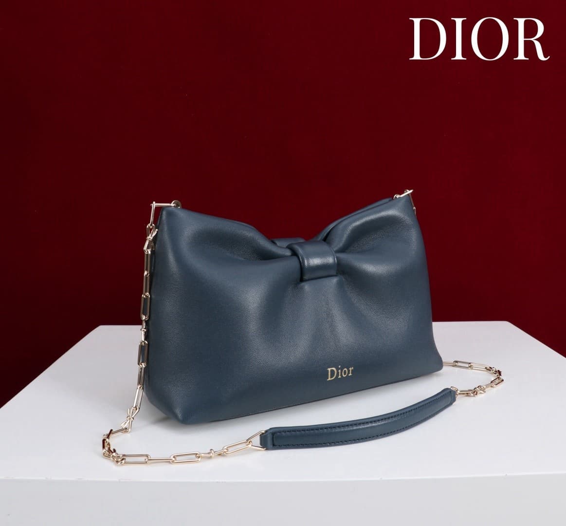 Rep Bag Christian Dior Lambskin Chain Bag – 2026 SS (Embroidery) image 2