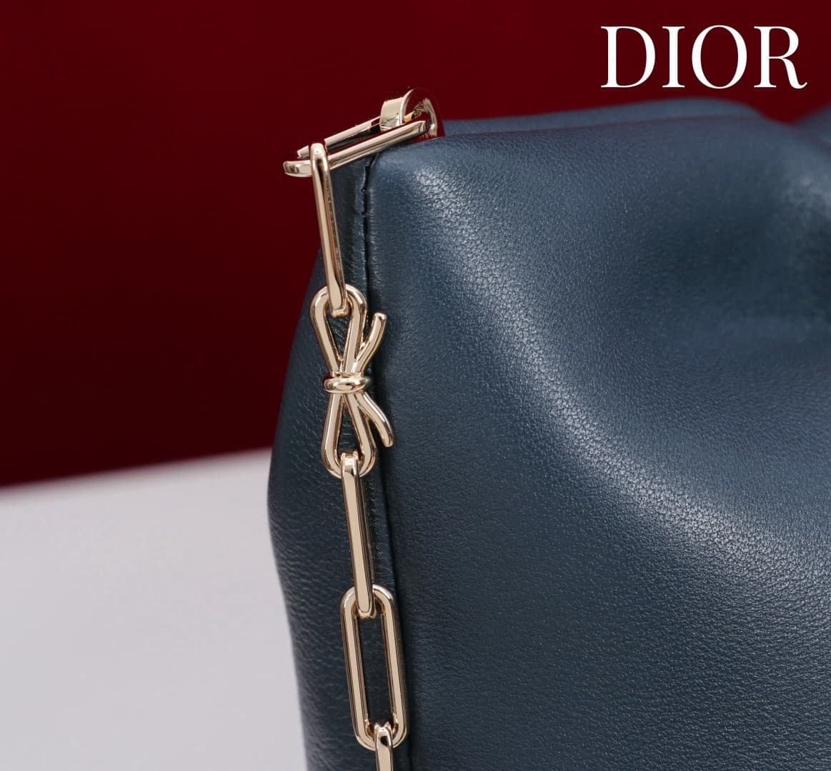 Rep Bag Christian Dior Lambskin Chain Bag – 2026 SS (Embroidery) image 7
