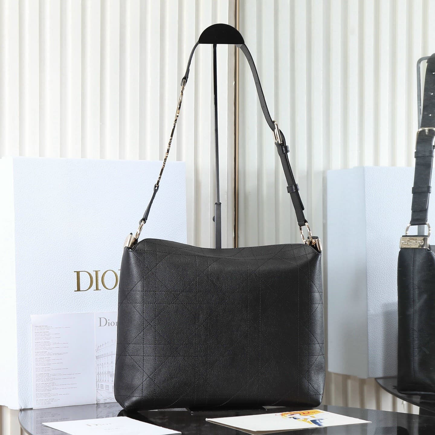 Rep Bag Custian Hobo Bag –Dior Black | P1020 Medium image 9
