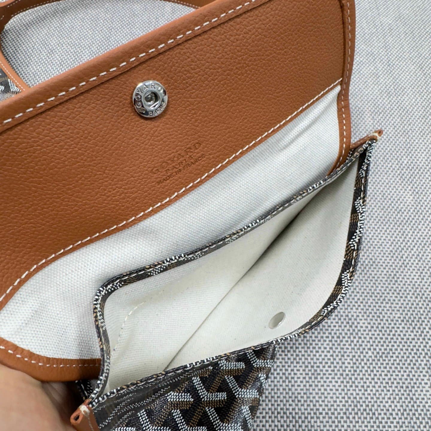 Rep Bag Goyard Hobo Tote Bag – Brown image 5