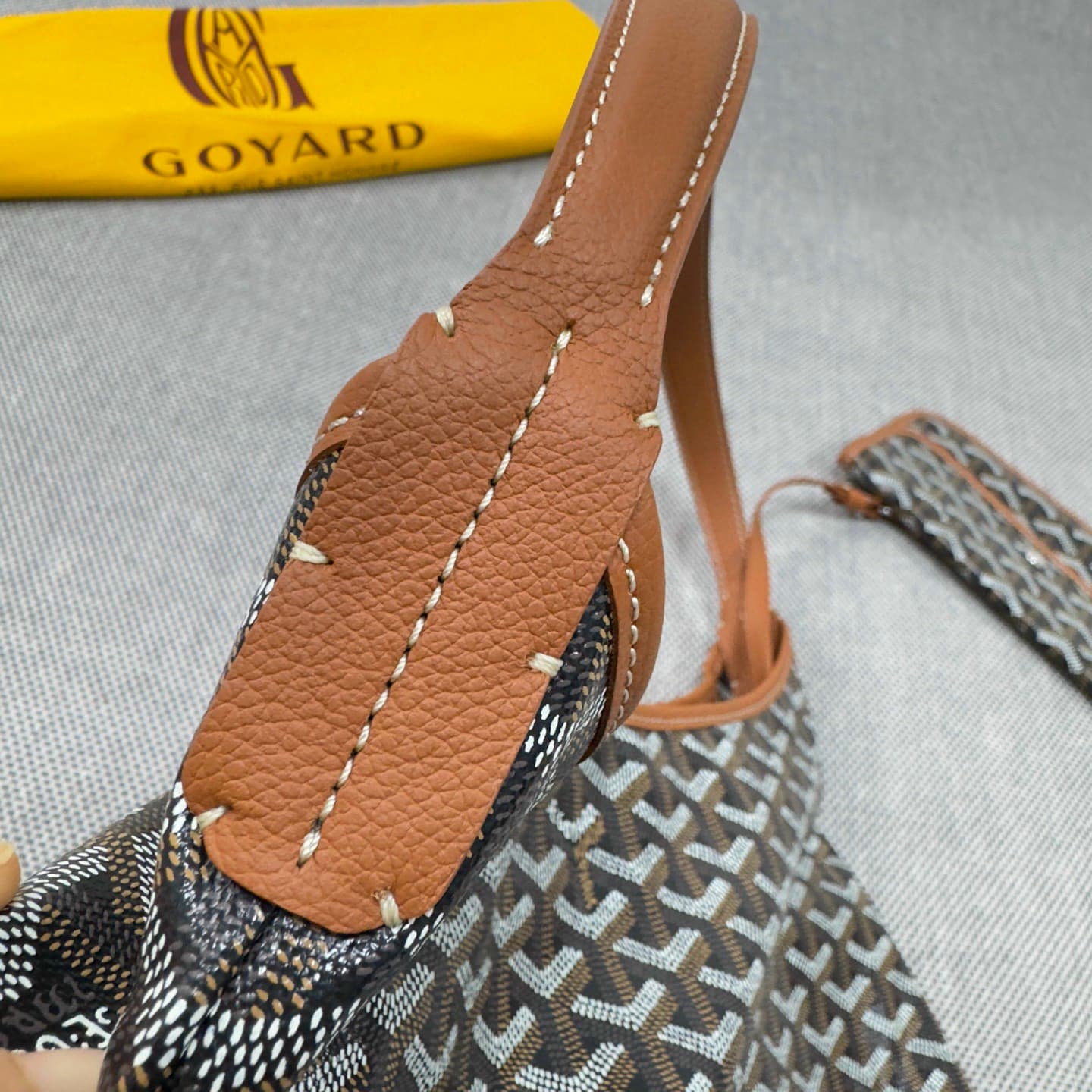 Rep Bag Goyard Hobo Tote Bag – Brown image 9