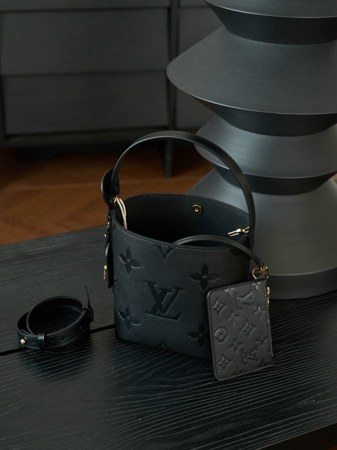 Rep Bag Louis Vuitton All In BB Handbag – Black image 5