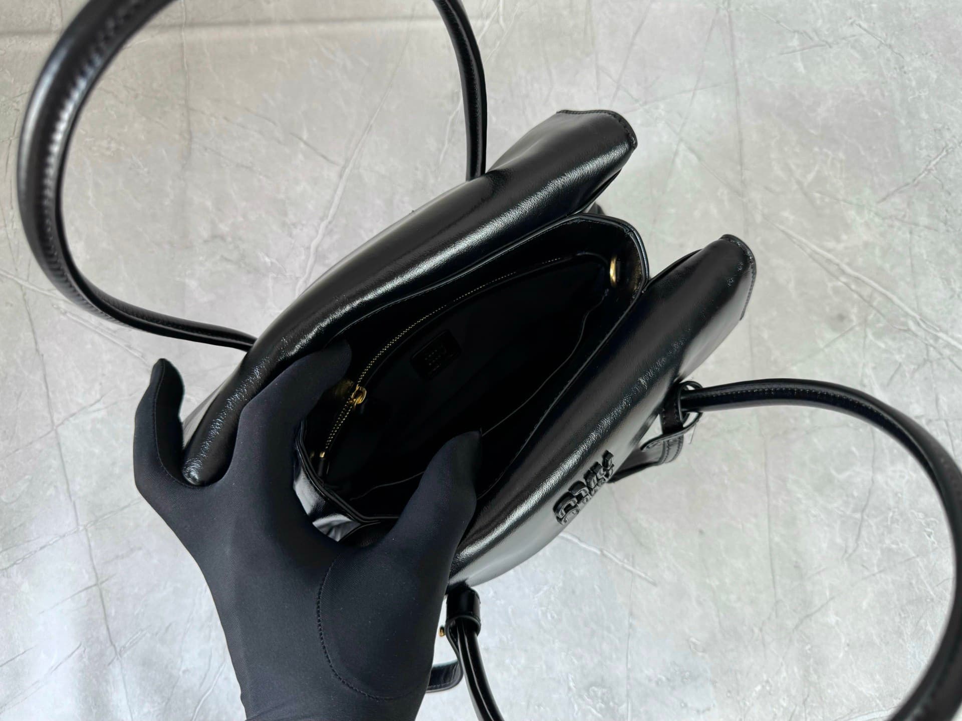 Rep Bag Miu Miu Solitaire Calfskin Handbag image 8