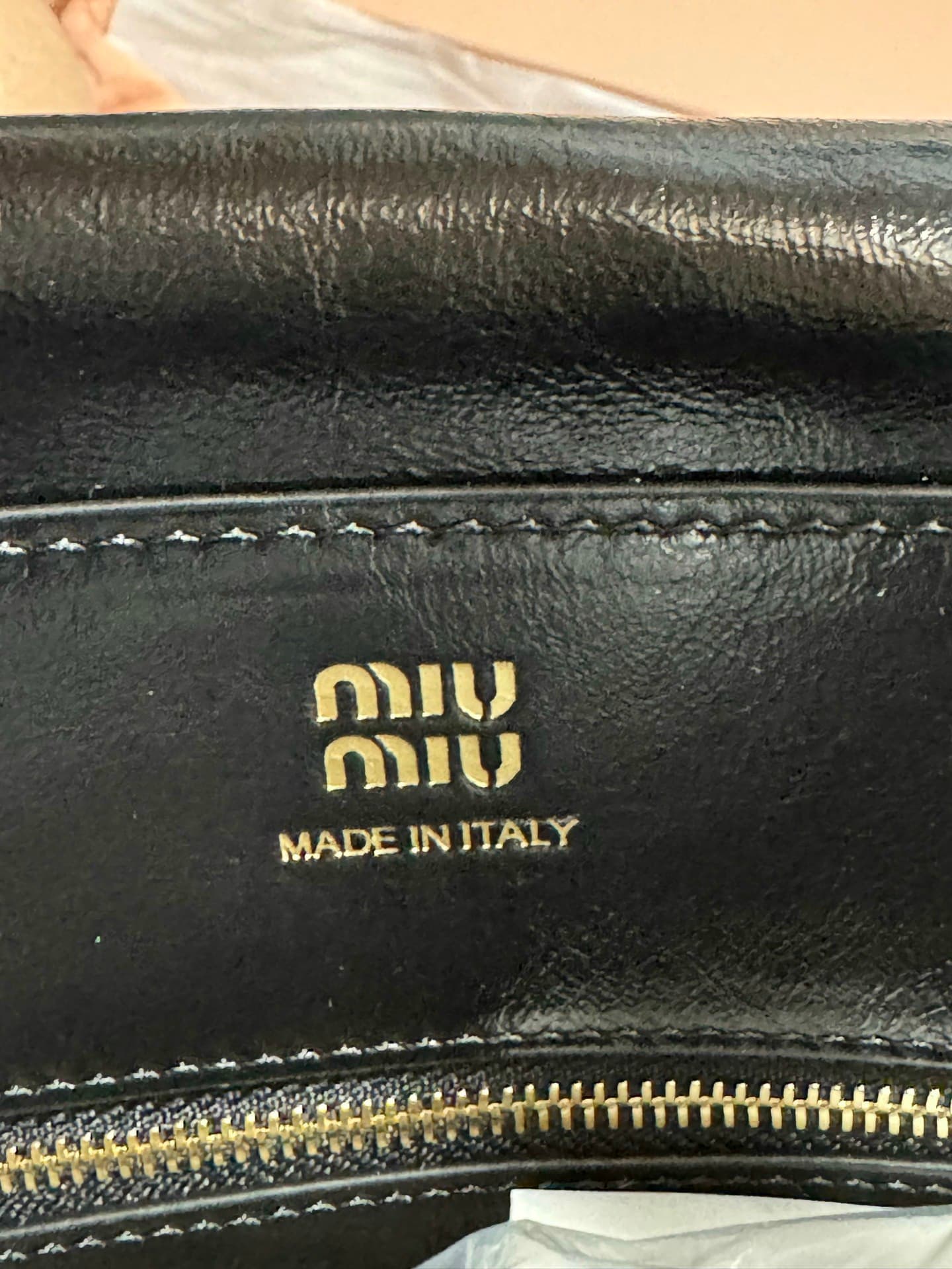 Rep Bag Miu Miu Solitaire Calfskin Handbag image 9
