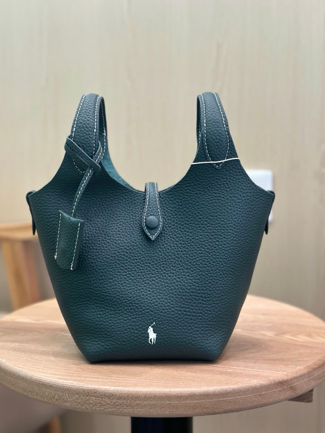 Rep Bag Ralph Lauren Bucket Tote Bag – Dark Green (Small) image 1