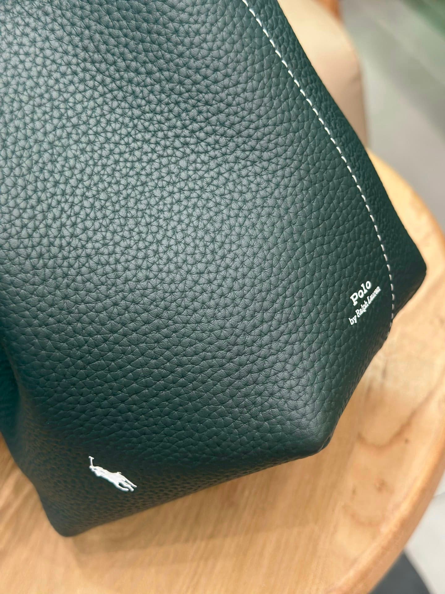 Rep Bag Ralph Lauren Bucket Tote Bag – Dark Green (Small) image 6