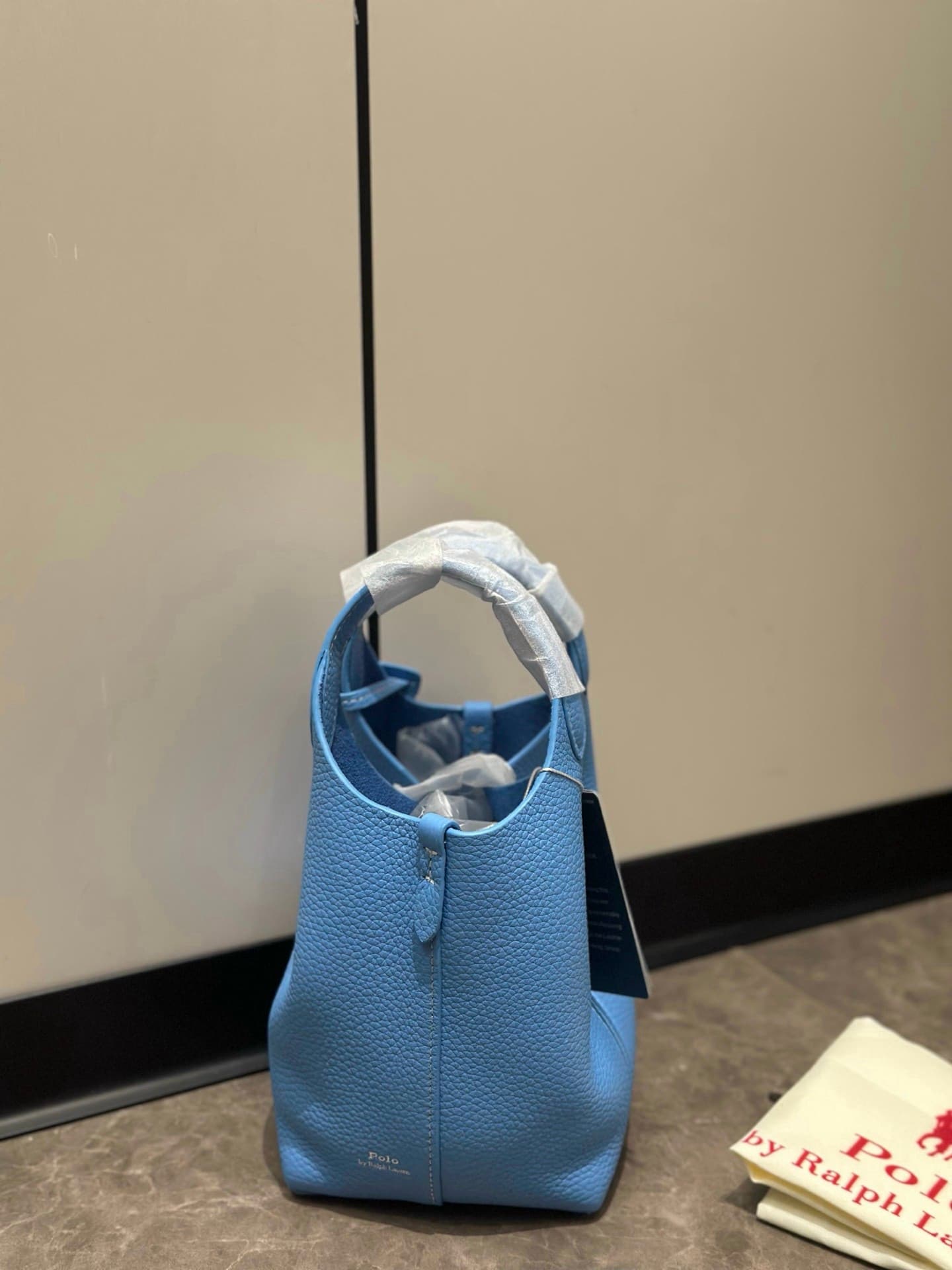 Rep Bag Ralph Lauren Bucket Tote Bag – sky blue image 2