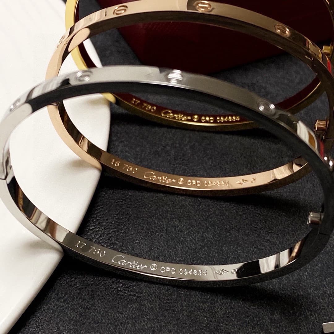 Rep Cartier-Inspired Narrow Love Bangle with Screwdriver image 2