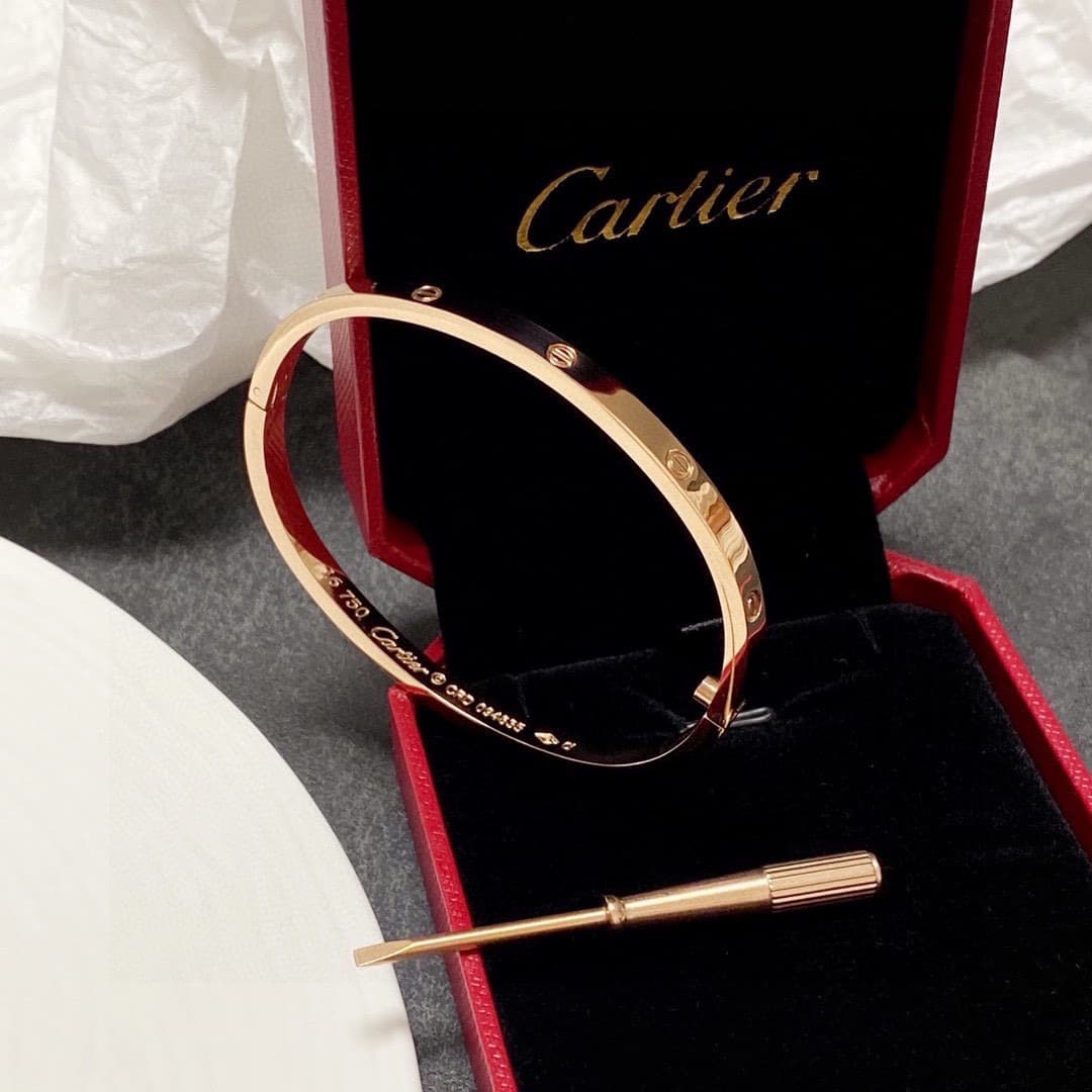Rep Cartier-Inspired Narrow Love Bangle with Screwdriver image 4