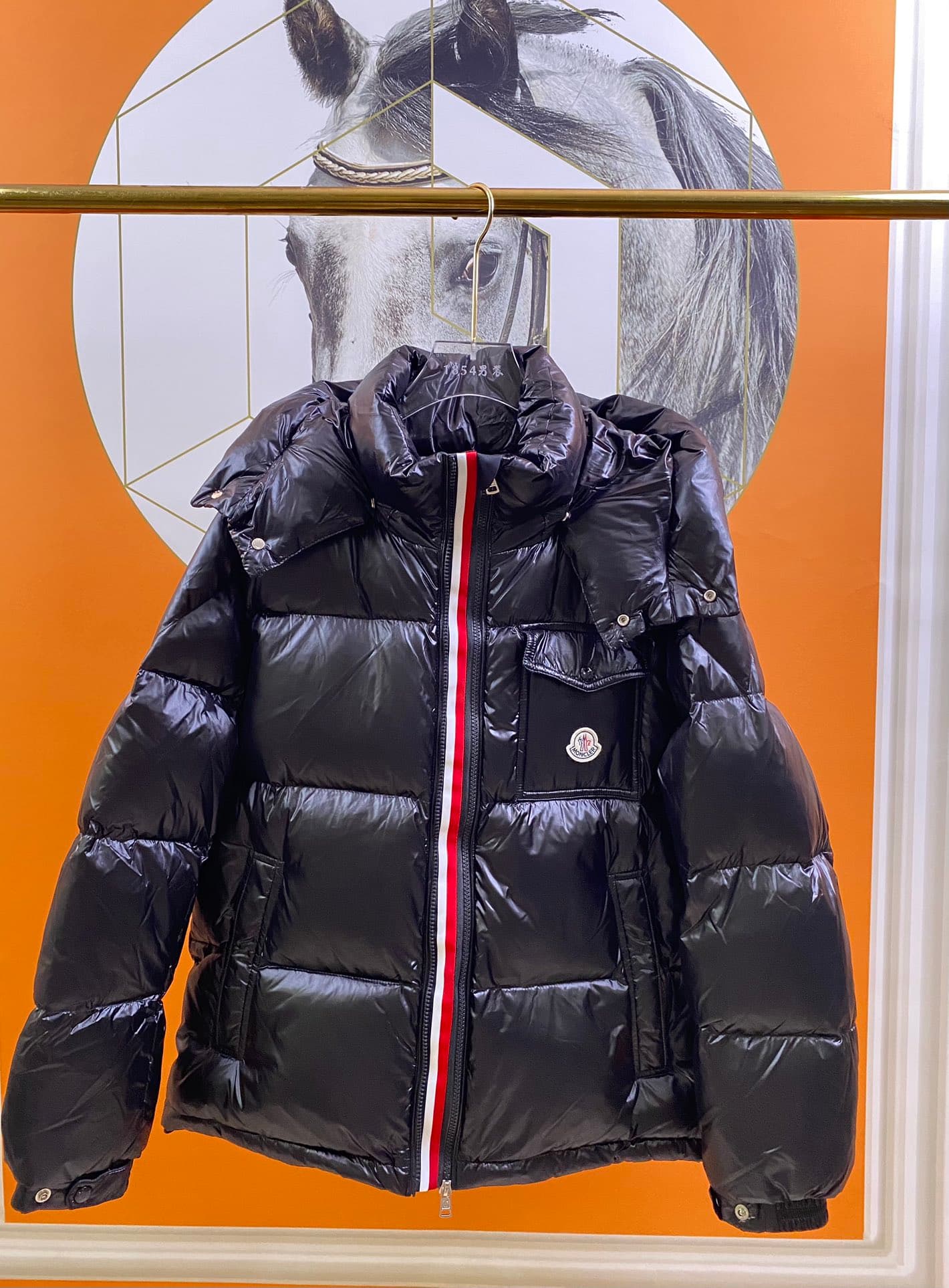 Rep Clothing: Moncler Men's Black Down Jacket - Windproof Cuffs