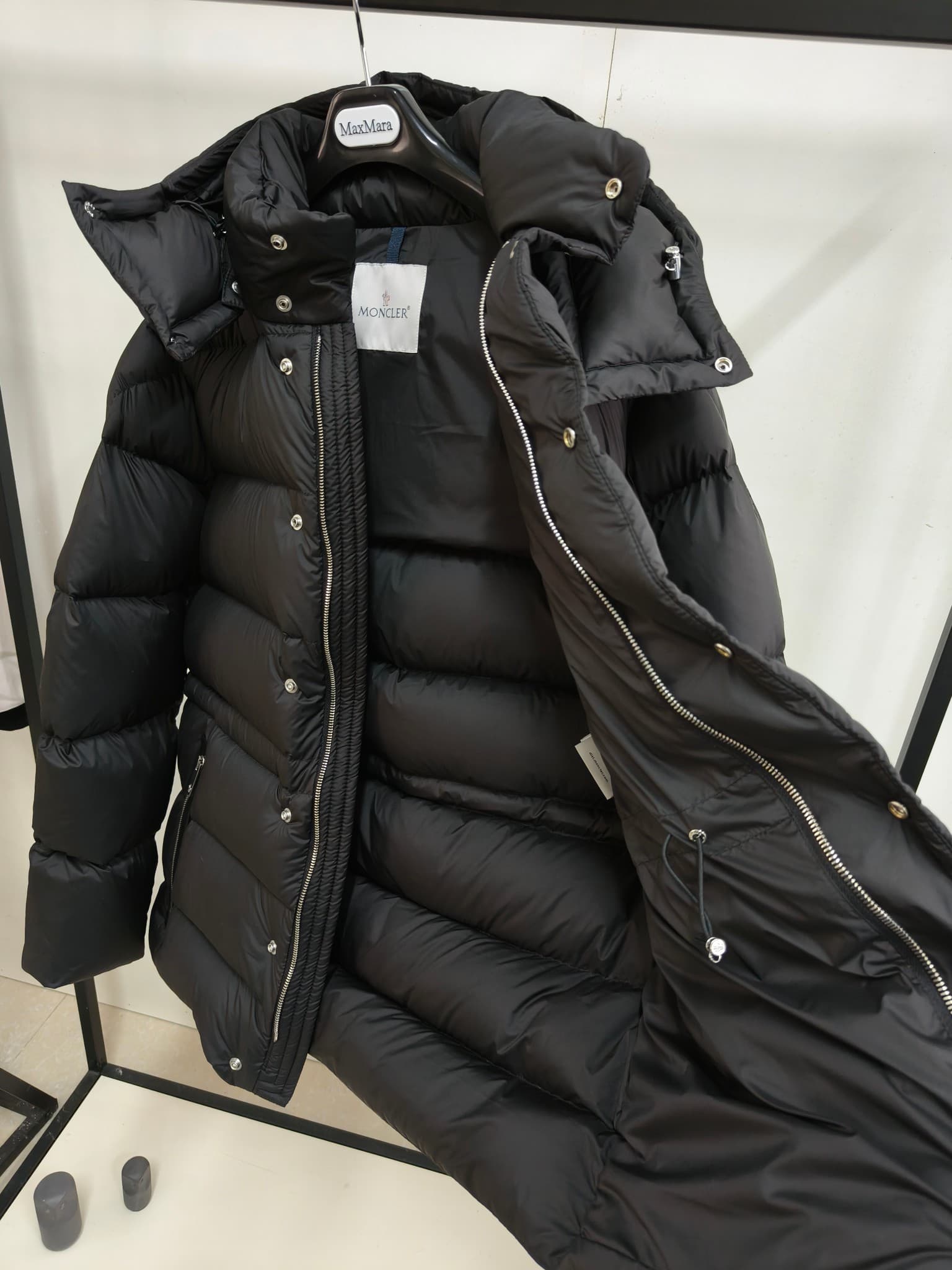 Rep Moncler 25 New Men's Black Label Bauges Hooded Down Jacket image 2