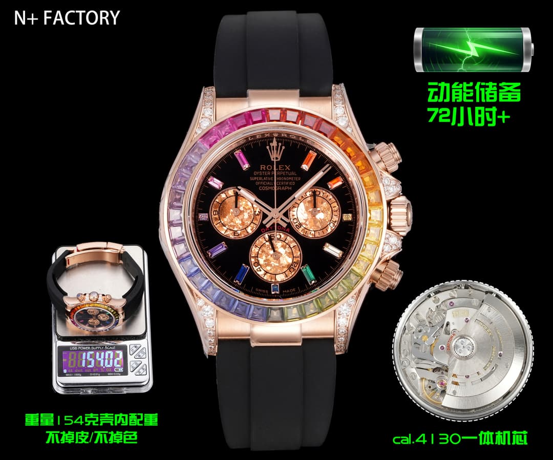Rolex Daytona N+ Factory V2 155g Weighted Edition dupe 001 image 1