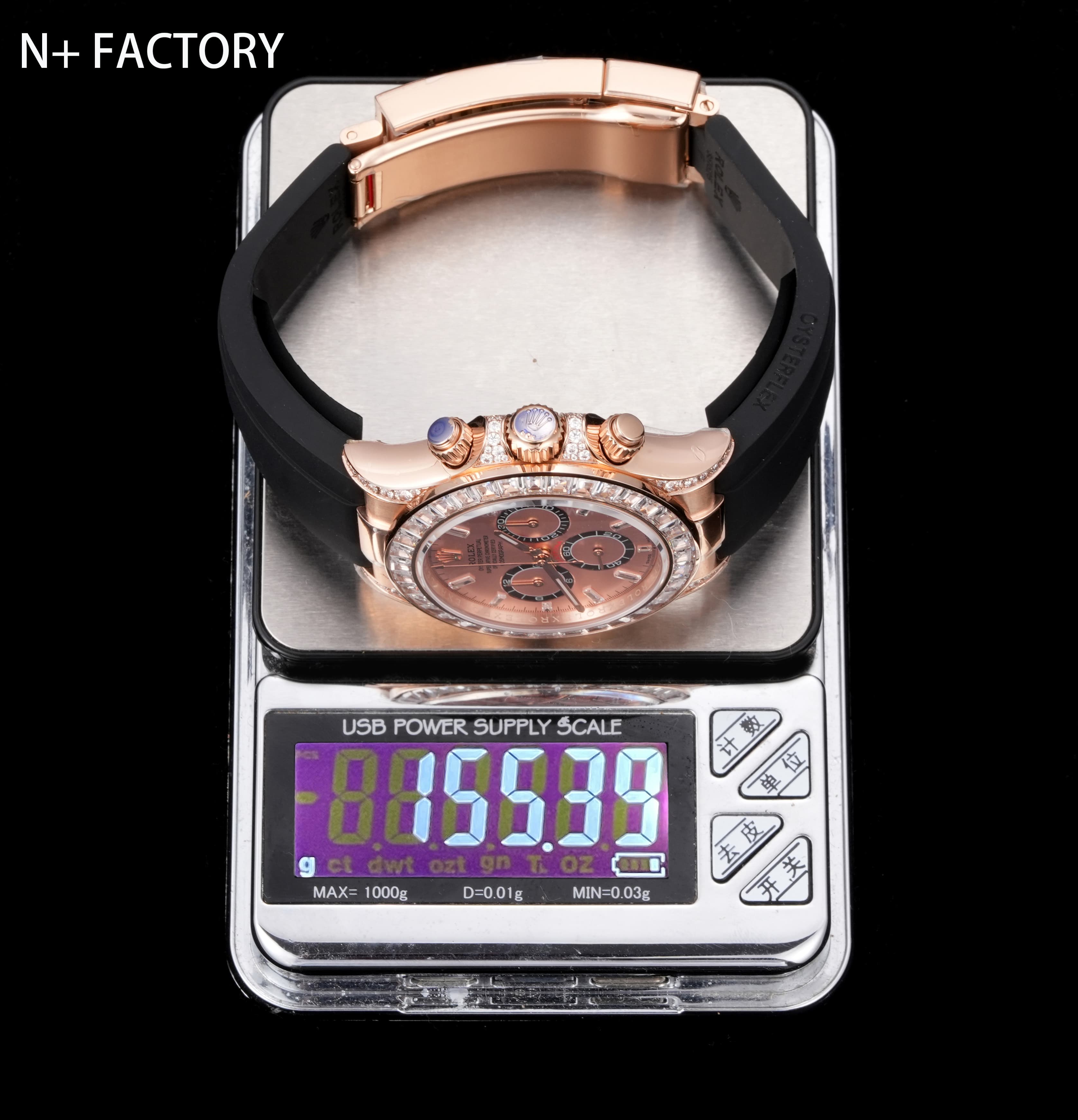 YupooPA Rolex Daytona V2 155g Weighted Edition Watch dupe image 3