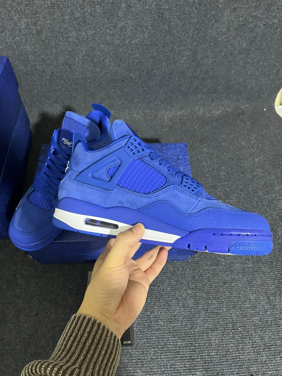 Top quanlity Rep Jordan Air 4 Retro Flynit Royal OG AQ3559-400 image 3