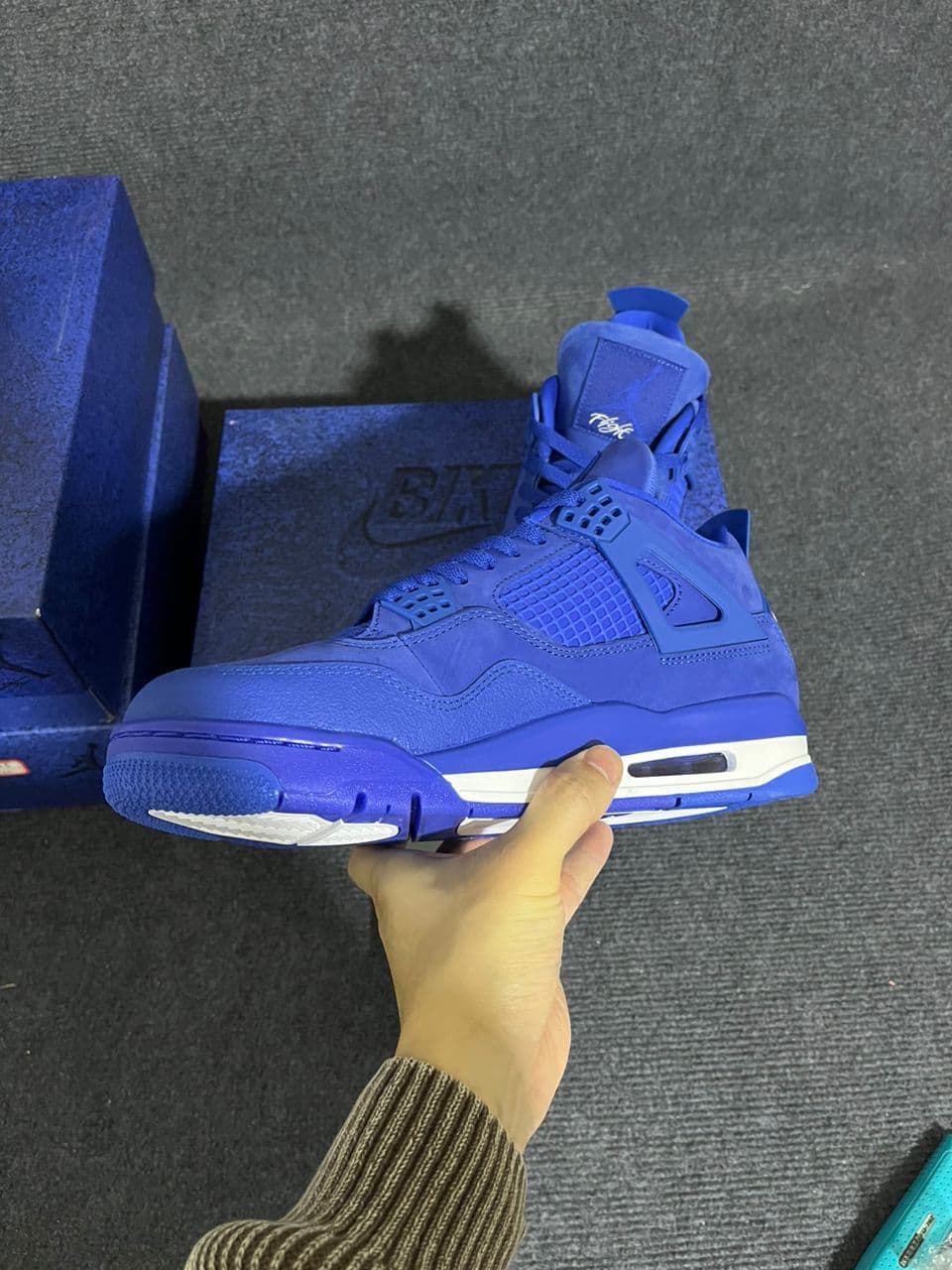 Top quanlity Rep Jordan Air 4 Retro Flynit Royal OG AQ3559-400 image 5
