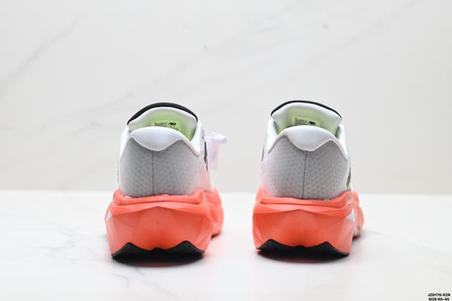 White Upper & Orange Sole New Balance FuelCell Rep Sneakers MFCXLK3 | Yupoo image 6