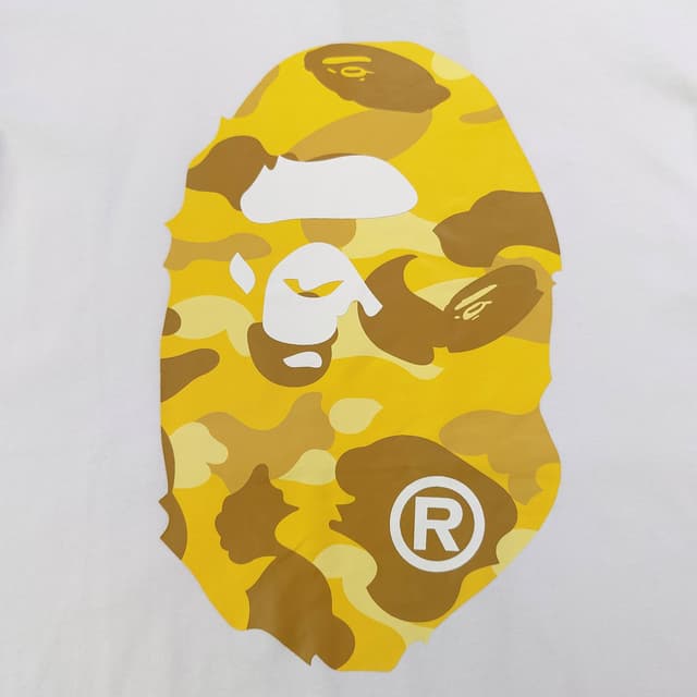 YupooPA Bape Yellow Camo T-Shirt REPS Clothing Black White | Yupoo image 5