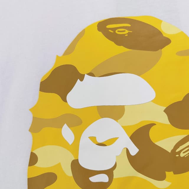 YupooPA Bape Yellow Camo T-Shirt REPS Clothing Black White | Yupoo image 6