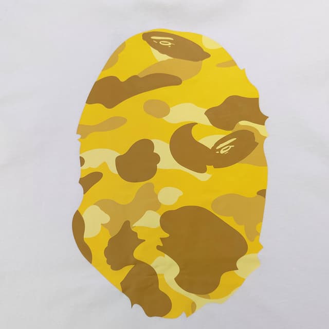 YupooPA Bape Yellow Camo T-Shirt REPS Clothing Black White | Yupoo image 8