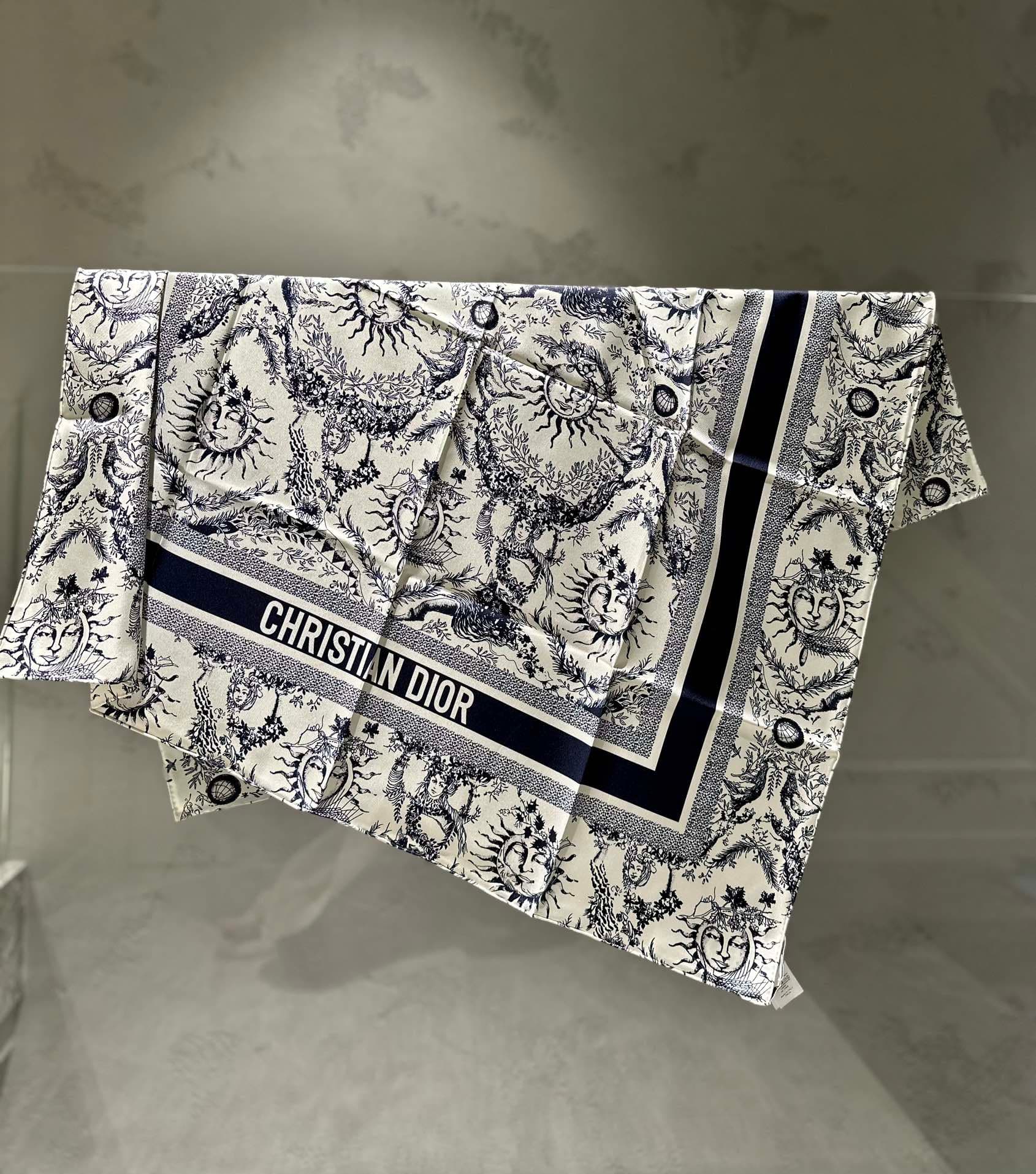 YUPOO Dior Silk Scarf Women Style image 3