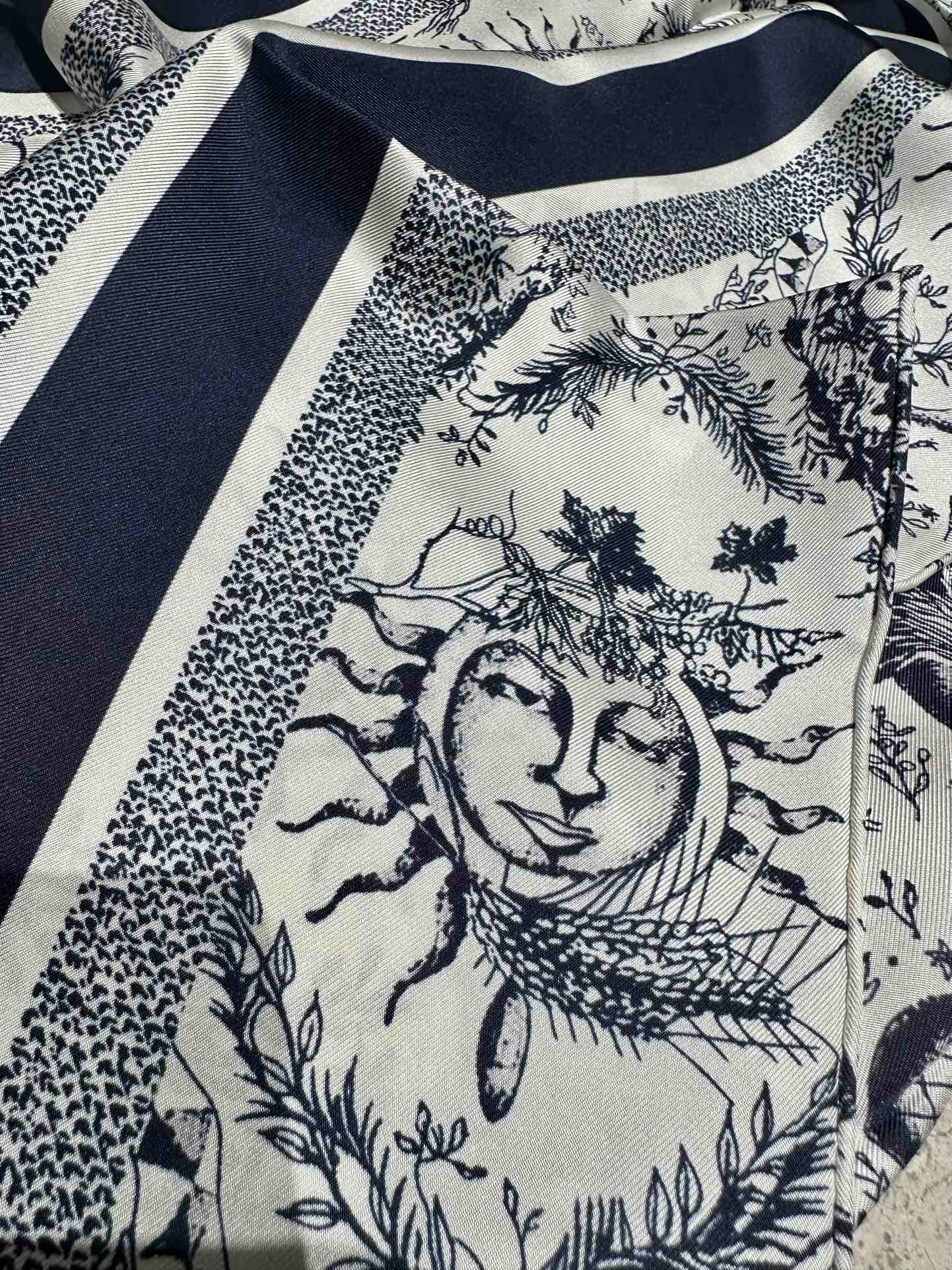 YUPOO Dior Silk Scarf Women Style image 9