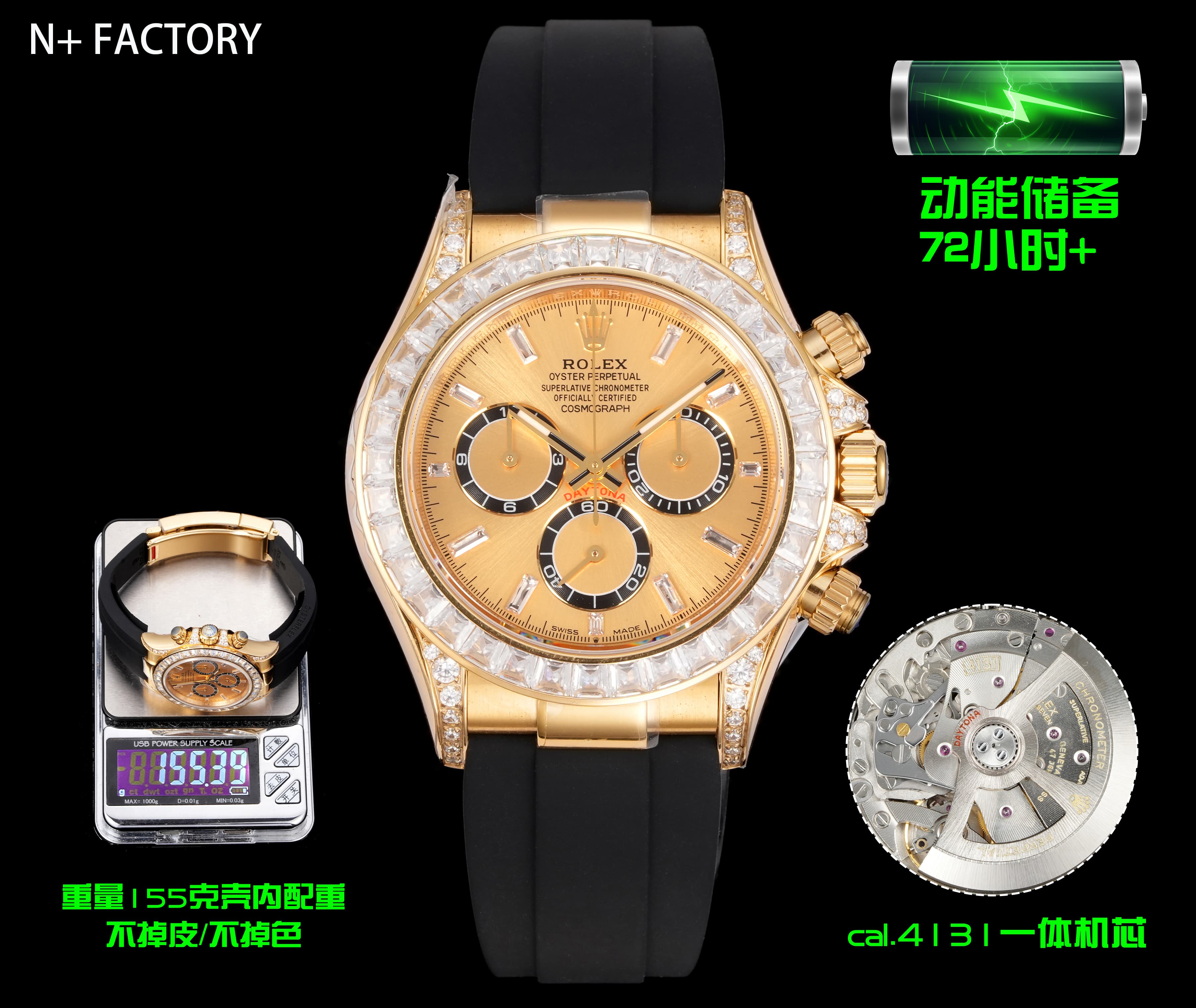 YupooPA Rolex Daytona Luxury Watch dupe 001