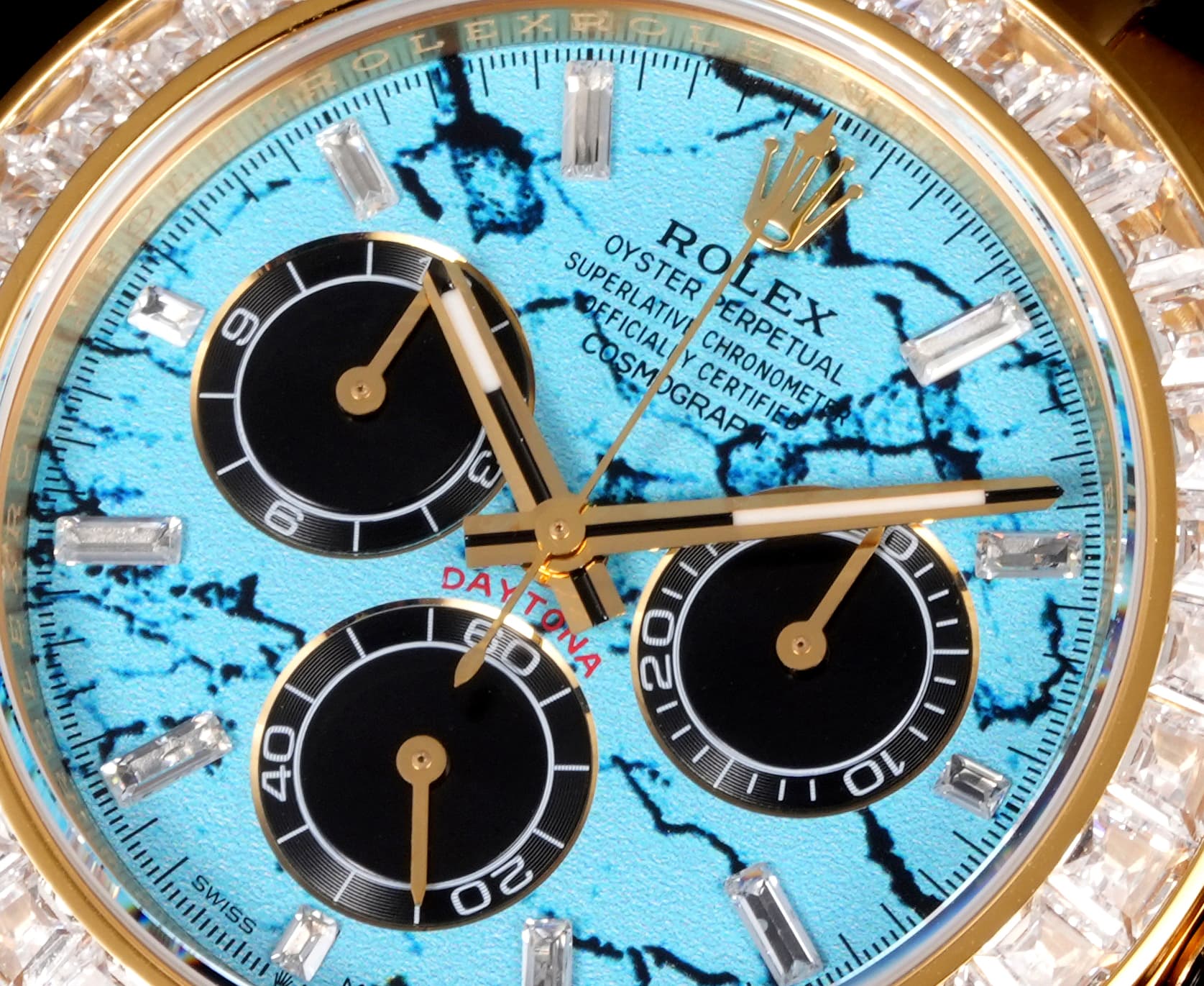 YupooPA Rolex Daytona blue Luxury Watch dupe image 4