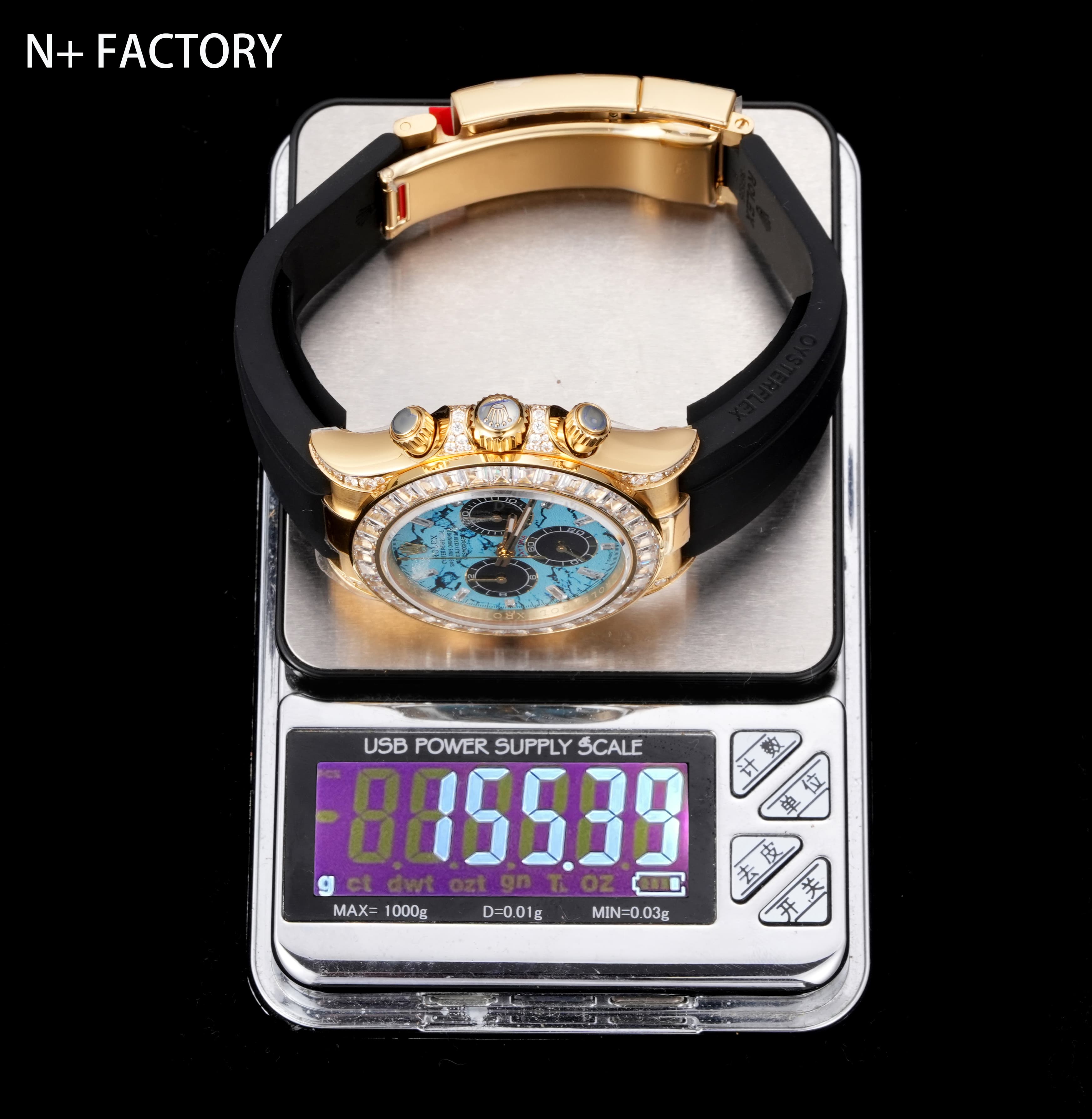 YupooPA Rolex Daytona blue Luxury Watch dupe image 5