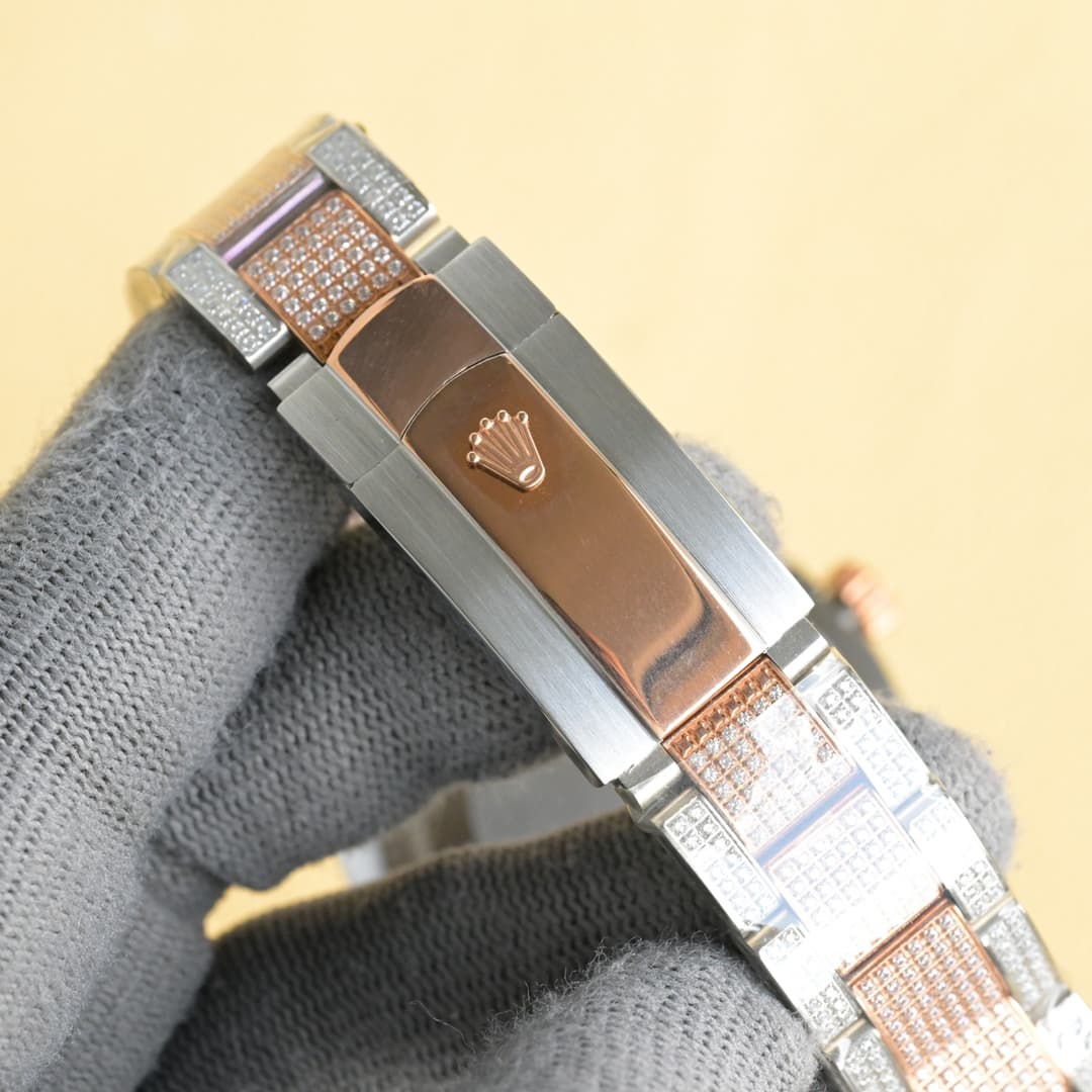 YUPOO Rolex Watches Diamond Oyster Perpetual 35mm image 9