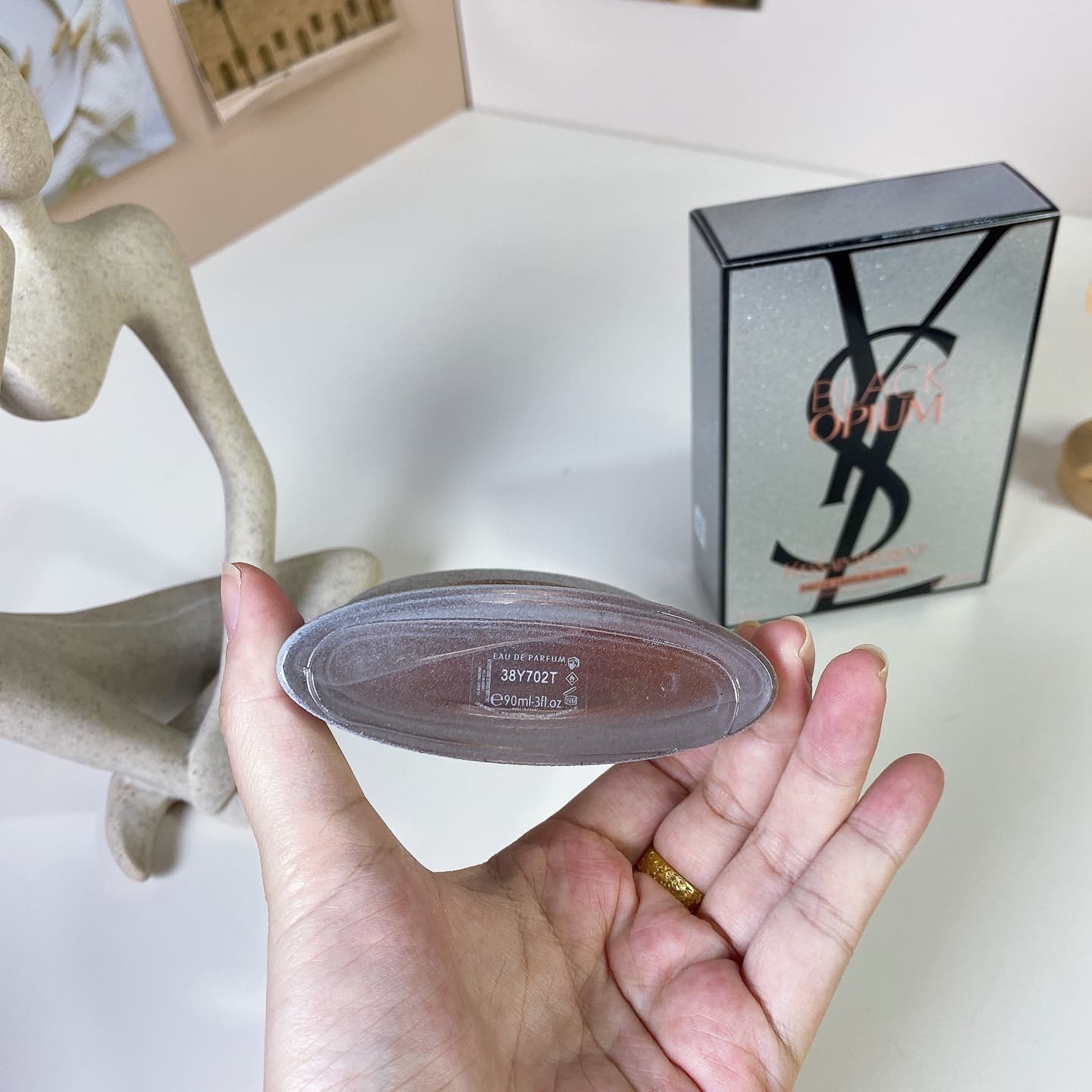 YUPOO YSL Luxury brand perfume Black Black Opium Glitter image 3