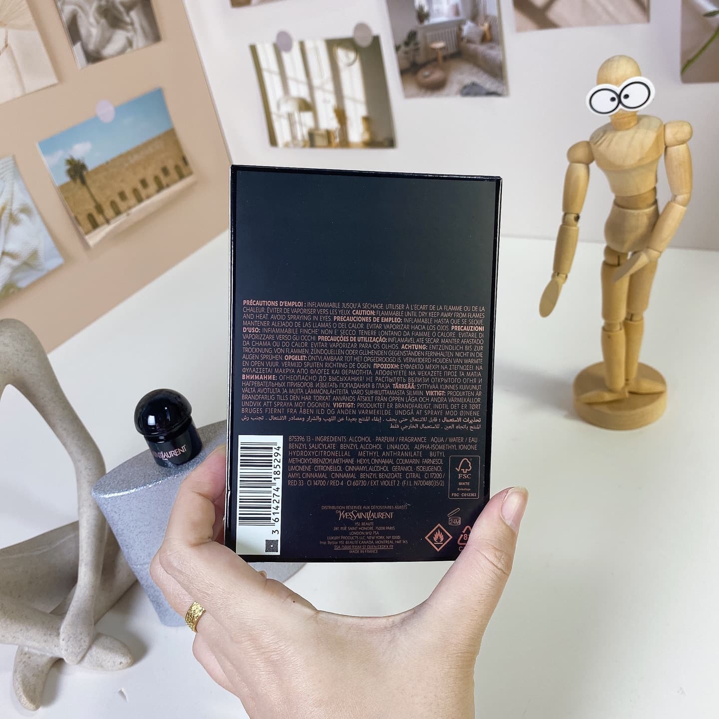 YUPOO YSL Luxury brand perfume Black Black Opium Glitter image 7