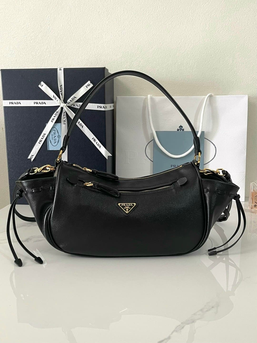 Yupoo Bag | Rep Bag Prada 1BC296 Hobo Bag – Black