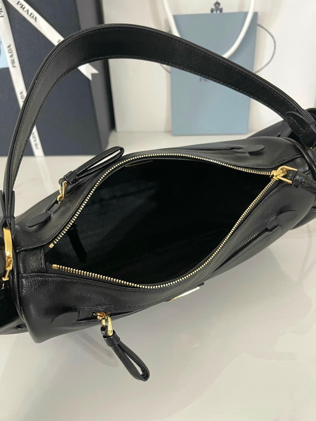 Yupoo Bag | Rep Bag Prada 1BC296 Hobo Bag – Black image 4