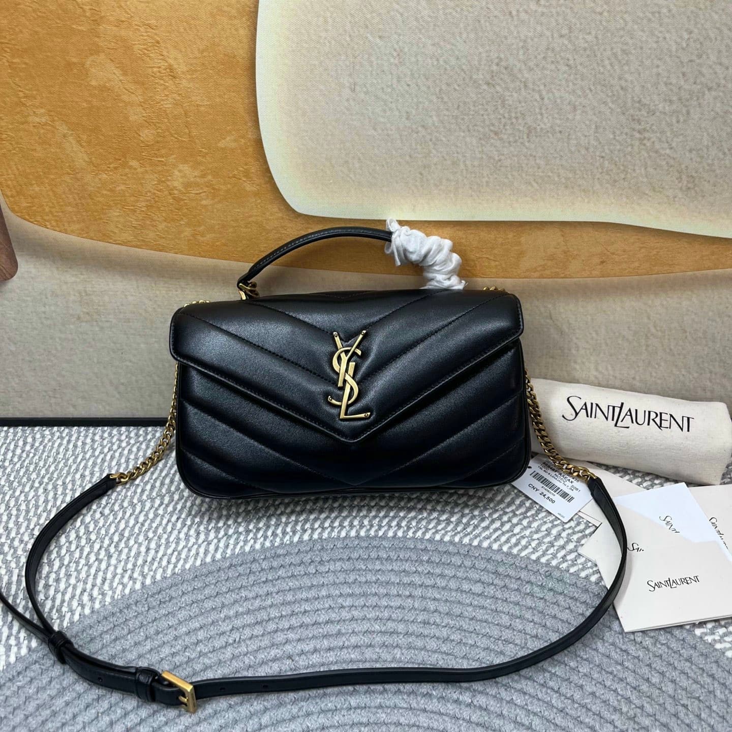 Yupoo Bag | Rep Bag Saint Laurent LUOLUO Lambskin Messenger Bag