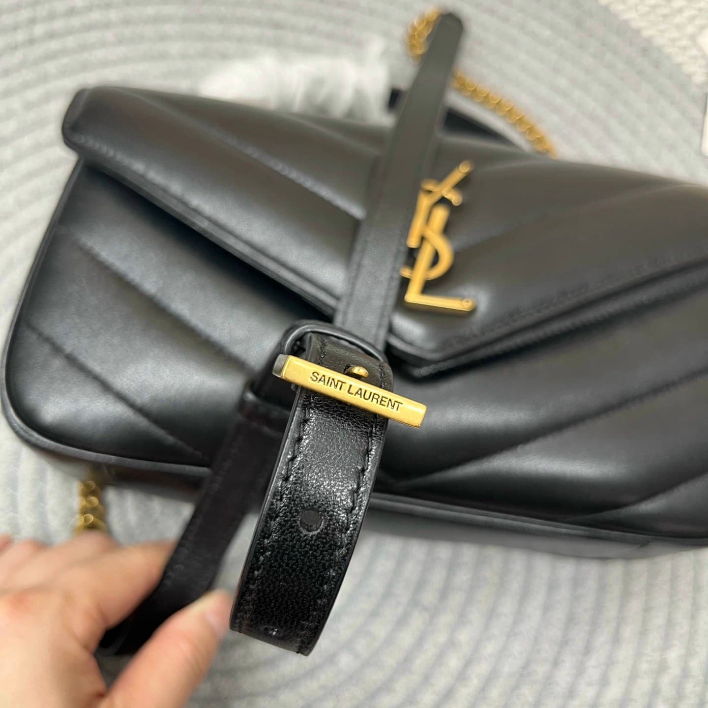 Yupoo Bag | Rep Bag Saint Laurent LUOLUO Lambskin Messenger Bag image 6